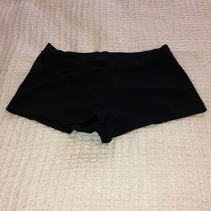 Black spandex shorts
